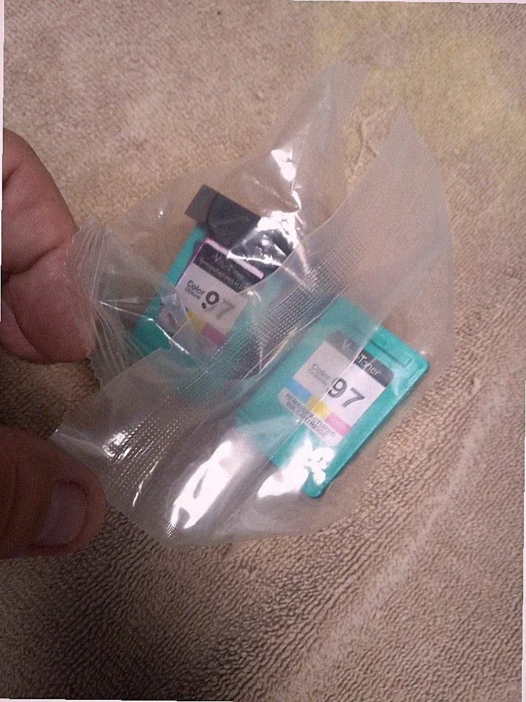 2x 97 VALUETONER Tri COLOR INK CARTRIDGES EXPIRED 2022