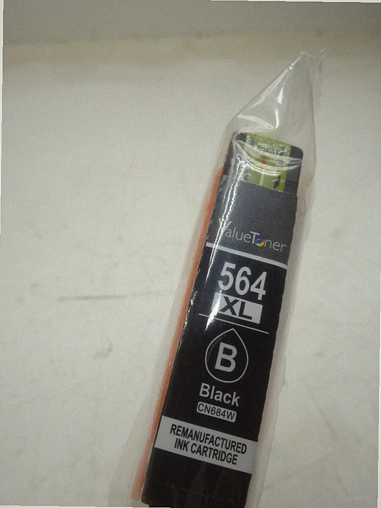 New Sealed ValueToner CN684WN 564XL Black Ink Printer Cartridge