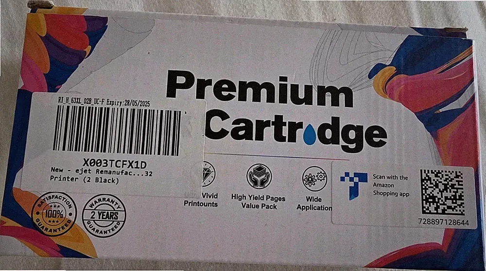 Valuetoner Ink Cartridge Replacement for HP 62XL 62 XL see photos